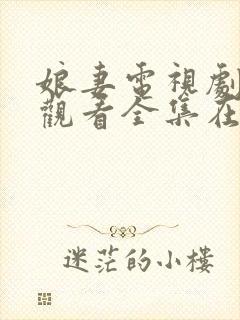 娘妻电视剧免费观看全集在线观看