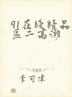 91在线精品一区二高潮