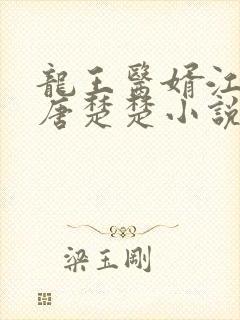 龙王医婿江辰,唐楚楚小说