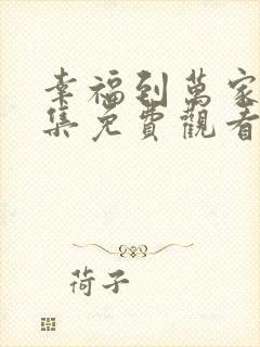 幸福到万家40集免费观看影视大全