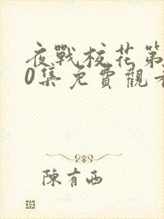 夜战校花第100集免费观看动漫版封面