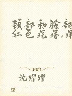 颈部和脸部出现红色疙瘩,痒