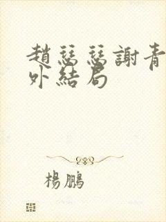 赵瑟瑟谢青砚番外结局