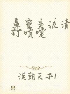 鼻窦炎流清鼻涕打喷嚏