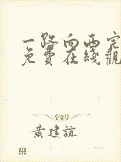 一路向西完整版免费在线观看封面