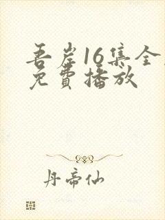 吾岸16集全剧免费播放