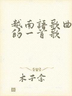 越南语歌曲最火的一首歌