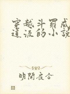 穿越斗罗成为千道流的小说