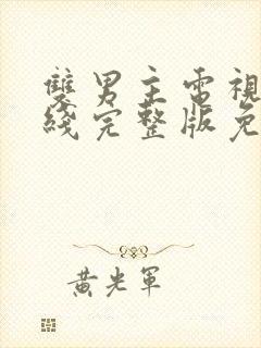 双男主电视剧在线完整版免费观看