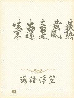 咳出来黄痰是风寒还是风热