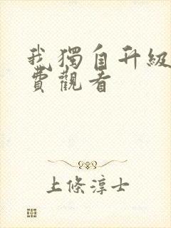 我独自升级 免费观看