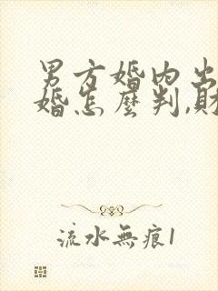 男方婚内出轨离婚怎么判,财产怎么分封面