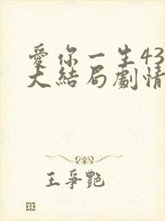 爱你一生43集大结局剧情