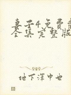 妻子4免费观看全集完整版高清封面