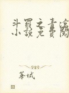 斗罗之青沧斗罗小说免费阅读封面