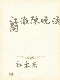 江澈陈晚渔笔趣阁封面