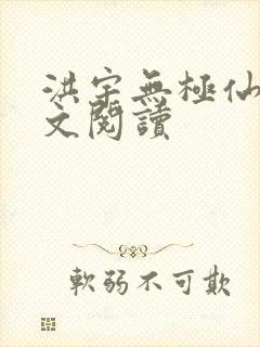 洪宇无极仙医全文阅读