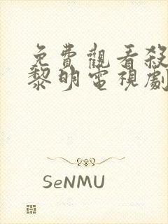 免费观看杀出个黎明电视剧封面