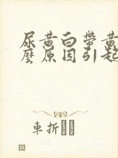 尿黄白带黄是什么原因引起的封面