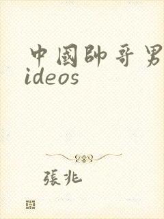 中国帅哥男男videos