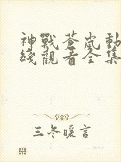 神战苍岚动漫在线观看全集