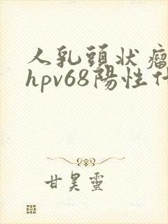 人乳头状瘤病毒hpv68阳性什么意思啊