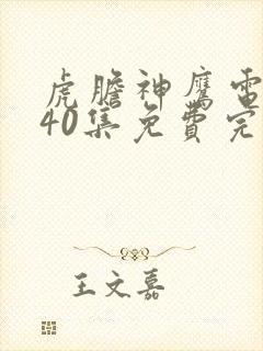 虎胆神鹰电视剧40集免费完整版