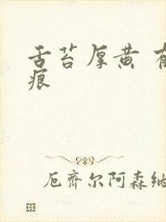 舌苔厚黄 有齿痕