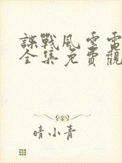 谍战风云电视剧全集免费观看封面