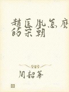 赵匡胤怎么建立的宋朝