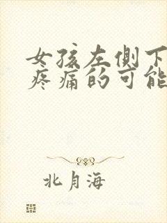 女孩左侧下腹部疼痛的可能病因封面