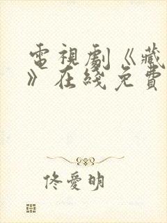 电视剧《藏海传》在线免费封面