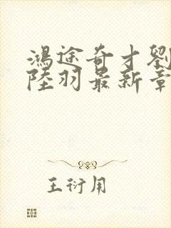 鸿途奇才刘云峰陆羽最新章节