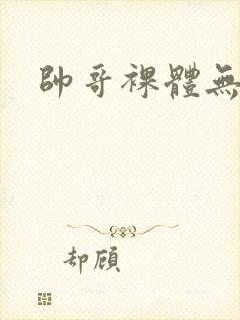 帅哥裸体无遮挡