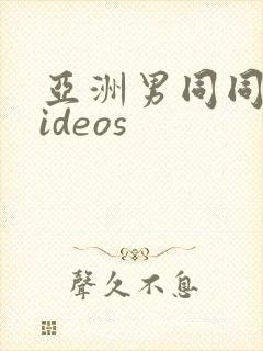 亚洲男同同性videos