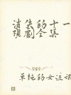 消失的十一层电视剧全集