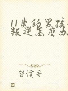 11岁的男孩子叛逆怎么办