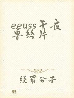 eeuss午夜鲁丝片