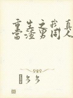 重生之我真没想当渣男同人封面