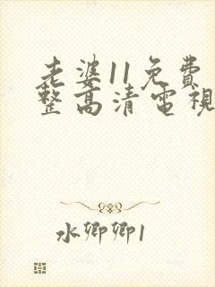 老婆11免费完整高清电视剧在线看封面