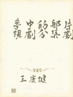 梦中的那片海电视剧分集剧情