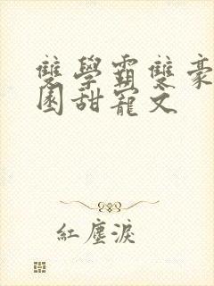 双学霸双豪门校园甜宠文