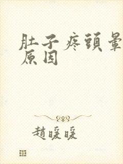 肚子疼头晕什么原因