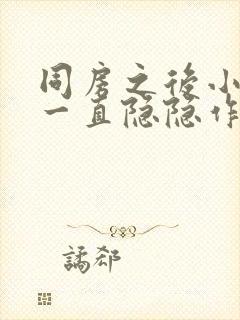 同房之后小肚子一直隐隐作痛封面