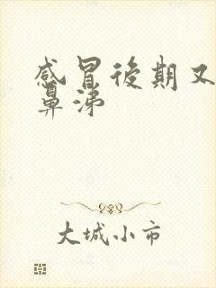 感冒后期又流清鼻涕