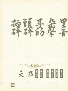 拍头耳朵里有砰砰砰的声音封面