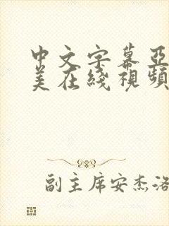 中文字幕亚洲欧美在线视频封面