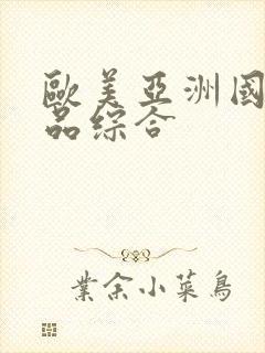 欧美亚洲国产精品综合