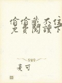 偷偷藏不住小说免费阅读下拉