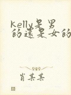 kelly是男的还是女的